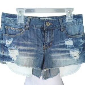 Paradise Denim Distressed Women's Shorts Size 3